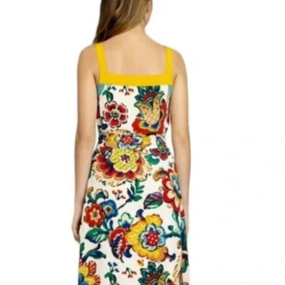 NWOT Tory Burch Wildflower 2012 Resort Collection Multi Ivey Maxi Dress XS $700 - Picture 8 of 14
